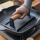 ⏳LAST DAY SALE ONLY ￡14.99!!🔥Cast Iron Steak & Burger Press with Wood Handle