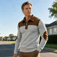 🔥LAST DAY SALE ONLY ￡18.99!!💥Men's Quarter Zip Corduroy Knit Sweater🧶