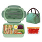 ⏳LAST DAY SALE ONLY ￡13.99!!🔥1200ml Leak-proof Lunch Box with Insulated Bag