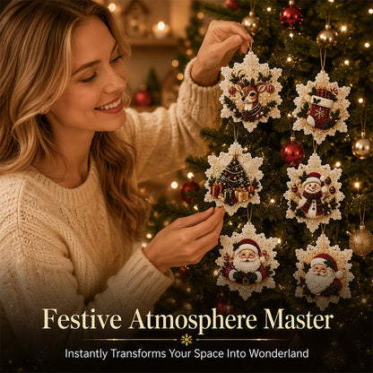 🔥LAST DAY SALE ONLY ￡7.99!!🔥Christmas DIY Painting Hanging Ornaments Set