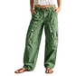 🌸LAST DAY SALE ONLY ￡21.99!!🌻Women's Loose Stretchy Cargo Pants