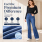 🔥LAST DAY SALE ONLY￡17.99!!☀️Women's High Elastic Waist Flare Jeans