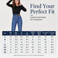 🔥LAST DAY SALE ONLY￡17.99!!☀️Women's High Elastic Waist Flare Jeans