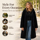 Women's Cozy Long Faux Fur Hooded Coat