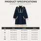 🔥LAST DAY SALE ONLY ￡19.99!!🔥Women's Casual Half-Zip Sweatshirt Dress
