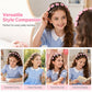 🎀 Cartoon Braiding Headband for Girls: Mini Clips, Instant Braids, Gentle Acrylic, All-Day Secure Fit