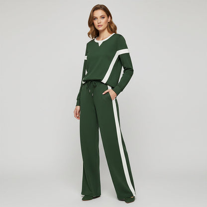 ☀️LAST DAY SALE ONLY￡23.99!!🌿Women’s Casual Relaxed Fit Top & Pants 2-Piece Set