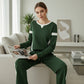 ☀️LAST DAY SALE ONLY￡23.99!!🌿Women’s Casual Relaxed Fit Top & Pants 2-Piece Set