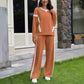 ☀️LAST DAY SALE ONLY￡23.99!!🌿Women’s Casual Relaxed Fit Top & Pants 2-Piece Set