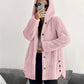 Women's Loose-Fit Hooded Plush Jacket