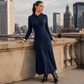 ⏳LAST DAY SALE ONLY ￡25.99!!✨🧶 Textured Comfort | Women's Ribbed-Knit Hooded Maxi Dress with Pockets