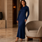 ⏳LAST DAY SALE ONLY ￡25.99!!✨🧶 Textured Comfort | Women's Ribbed-Knit Hooded Maxi Dress with Pockets