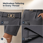 ⏳LAST DAY SALE ONLY ￡20.99!!🔥 Polished Fit, Flexible Comfort✨Women's Pleated Double-Ring Tapered Pants