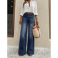 ⏳LAST DAY SALE ONLY ￡25.99!!🔥👖 Flattering High Rise, Easy Stretch | Women's Washed Straight-Leg Jeans
