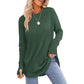 ⏳LAST DAY SALE ONLY ￡13.99!!🔥🍂Women's Casual Crewneck Top with Thumbholes