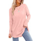 ⏳LAST DAY SALE ONLY ￡13.99!!🔥🍂Women's Casual Crewneck Top with Thumbholes