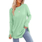 ⏳LAST DAY SALE ONLY ￡13.99!!🔥🍂Women's Casual Crewneck Top with Thumbholes