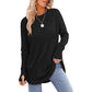 ⏳LAST DAY SALE ONLY ￡13.99!!🔥🍂Women's Casual Crewneck Top with Thumbholes