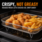 ⏳LAST DAY SALE ONLY ￡8.99!!🍳Food-Grade 304 Stainless Steel Air Fryer Stackable Rack | Grill & Toast Kitchen Accessory🍗✨