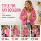 ⏳LAST DAY SALE ONLY ￡15.99!!🔥 Women’s Cosy Hooded Zip Fleece Jacket – Soft, Warm & Perfect for Everyday Life🧥