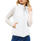 Women's Quilted Stand Collar Puffer Vest