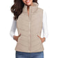 Women's Quilted Stand Collar Puffer Vest