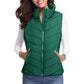 Women's Quilted Stand Collar Puffer Vest