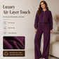 Women's Zip-Up Jacket & Straight-Leg Pants Set