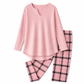 ⏳LAST DAY SALE ONLY ￡24.99!!🔥 2 Pieces, Zero Matching Stress🎀☁ Women's Knit Top & Plaid Leggings Set