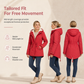 💃LAST DAY SALE 50% OFF!!🔥Women's Hooded Fleece-Lined Padded Winter Coat🧥