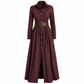 ✨ French-Inspired Elegance | Women's Plaid Cinched-Waist Pleated A-Line Dress