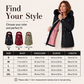 Women's Winter Mid-Length Plush-Lined Jacket