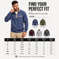 ⏳LAST DAY SALE ONLY ￡18.99!!✨Men's Warm-Lined Quarter-Zip Pullover