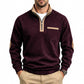 ⏳LAST DAY SALE ONLY ￡18.99!!✨Men's Warm-Lined Quarter-Zip Pullover