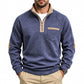 ⏳LAST DAY SALE ONLY ￡18.99!!✨Men's Warm-Lined Quarter-Zip Pullover