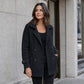 ⏳LAST DAY SALE 50% OFF!!🔥Women's Casual Double Breasted Lapel Coat🧥FREE SHIPPING🚚🇬🇧