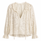 👚✨ Women’s Lace Blouse – 🌸 Elegant Loose-Fit Long Sleeve Pullover Top
