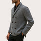 🧶 Double-Breasted Detail, Refined Shawl Collar | Men's Knit Cardigan ⚡ Free Shipping