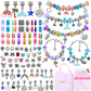🎁LAST DAY SALE ONLY￡9.99!!💞50K+ SOLD! 📿Kids DIY Charm Bracelet Making Kit💎
