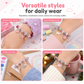🎁LAST DAY SALE ONLY￡9.99!!💞50K+ SOLD! 📿Kids DIY Charm Bracelet Making Kit💎