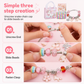 🎁LAST DAY SALE ONLY￡9.99!!💞50K+ SOLD! 📿Kids DIY Charm Bracelet Making Kit💎