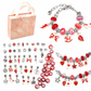 🎁LAST DAY SALE ONLY￡9.99!!💞50K+ SOLD! 📿Kids DIY Charm Bracelet Making Kit💎