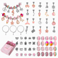🎁LAST DAY SALE ONLY￡9.99!!💞50K+ SOLD! 📿Kids DIY Charm Bracelet Making Kit💎