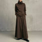 ✨ Polished Matching Style, Flattering Maxi Silhouette | Women's Turtleneck 2-Piece Set
