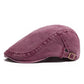 🧢✨Unisex Vintage Distressed Beret Flat Cap