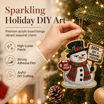 ⏳LAST DAY SALE ONLY￡6.99!🔥🎅Christmas Pearl Art Hanging Ornament DIY Kit
