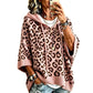⏳LAST DAY SALE ONLY￡23.99!🔥Women’s Leopard Print Knitted Hoodie 