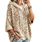 ⏳LAST DAY SALE ONLY￡23.99!🔥Women’s Leopard Print Knitted Hoodie 