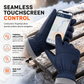 Winter Thermal Gloves for Men and Women Windproof Cold Resistant Touchscreen Non Slip Gloves for Cycling