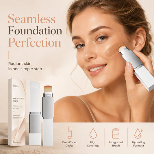 ⏳LAST DAY SALE ONLY ￡6.99!!🎉2-in-1 High Coverage Foundation Stick
